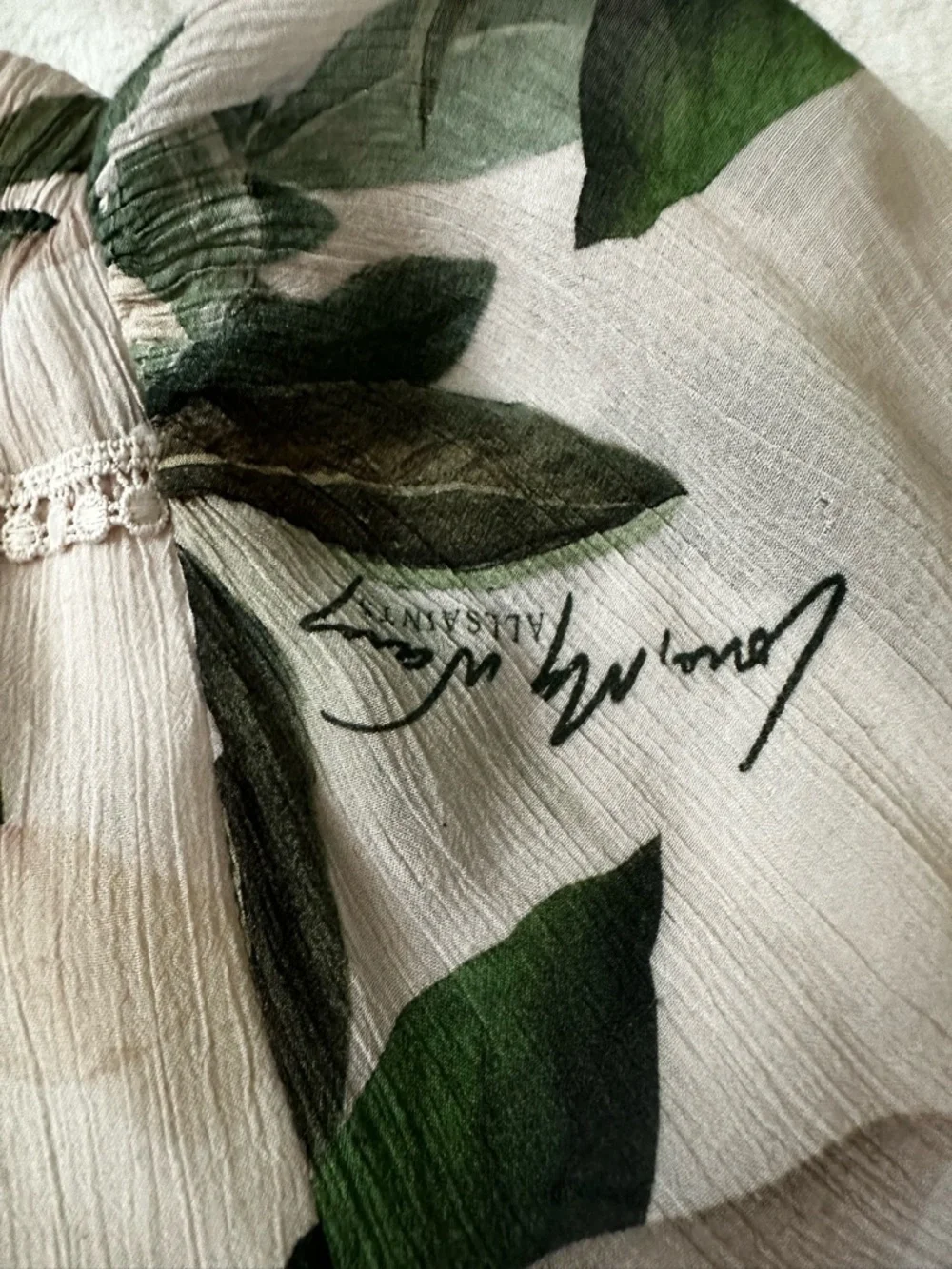 AllSaints Zora Alessandra Floral Lace-Trimmed Dress size 4 - Picture 8 of 16